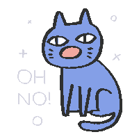 Oh No Sticker by Simian Reflux