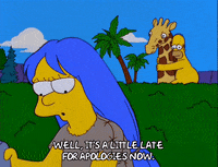 homer simpson hugging GIF