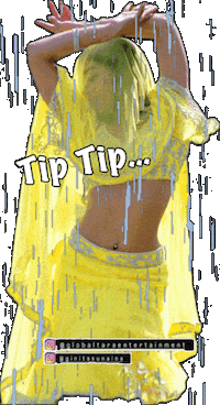 Bollywood Raining Sticker by Global Tara Entertainment