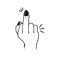 latanita fuck fuckyou fucku dedomedio Sticker