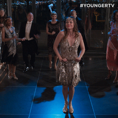 Sutton Foster Dancing GIF by TV Land