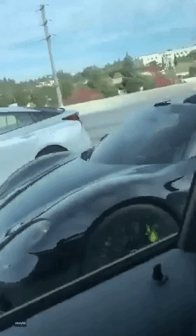 LeBron James Spotted in Porsche on LA Freeway