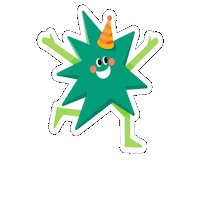 MeetLucero party run hat teen Sticker