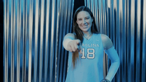 North Carolina Volleyball GIF by UNC Tar Heels