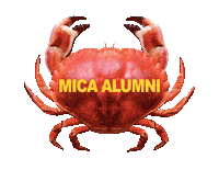 maryland institute college of art crab Sticker by MICA