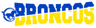 Broncos Mc Sticker by Mustang Cheer