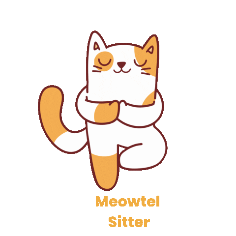 Cute Cats Sticker by Meowtel