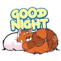 Good Night Rainbow Sticker by Pummeleinhorn