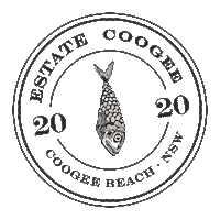 Logo Fish Sticker by Estate Coogee