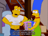 happy marge simpson GIF