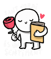 Sant Jordi Sentiment Sticker
