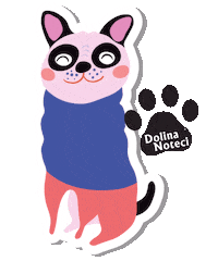 Dog Love Sticker by Dolina Noteci