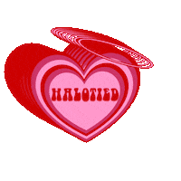 Halotied heart ht halotied Sticker