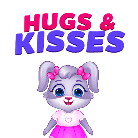Love You So Much Hearts Sticker by Lucas and Friends by RV AppStudios