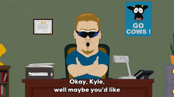 angry desk GIF by South Park 