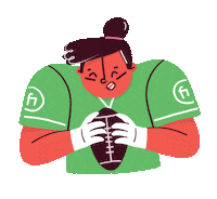 Super Bowl Football Sticker by Fiverr