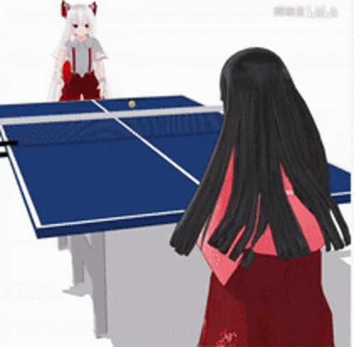 Tennis Fujiwara No Mokou GIF