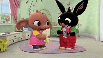 Children Kiss GIF by Bing Bunny