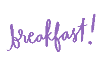 Breakfast Eating Sticker
