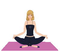 Yoga Flying Sticker