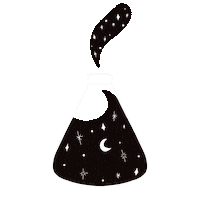 Moon And Stars Magic Sticker