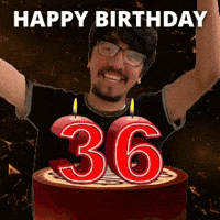 Happy 36Th Birthday GIF