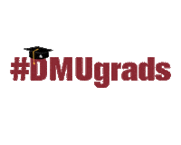 Graduation Dmuleicester Sticker by De Montfort University