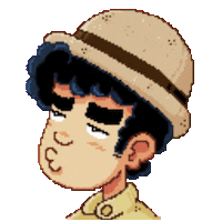 Geoffrey-Champin pixel pixelart manga comics Sticker
