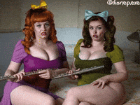 Sexy Step Sisters GIF