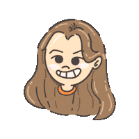 luisferuc smile Eliza luisferuc Sticker