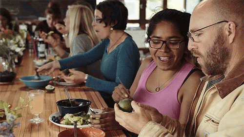 table eating GIF by University of California