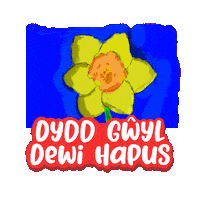 St Davids Day Dydd Gwyl Dewi Sticker
