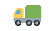 emojivid travel emoji emojivid articulatedlorry Sticker