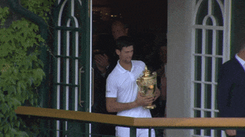 Happy Tennis GIF by Wimbledon