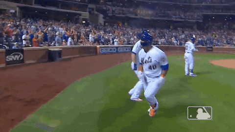 Ny Mets Kiss GIF by New York Mets