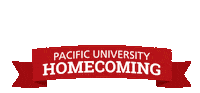 Reunion Homecoming Sticker by Pacific University