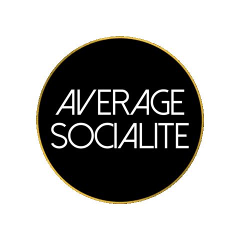 AverageSocialite average socialite averagesocialite Sticker