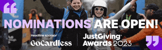 Fundraising Nominations GIF by JustGiving