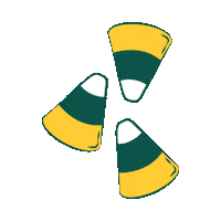 WayneStateCLAS halloween detroit candy corn wayne state Sticker