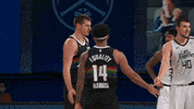 High Five Nba Playoffs GIF by NBA