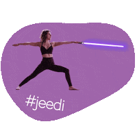 Yoga Warrior Sticker by Renata