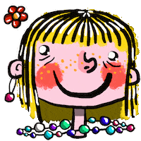 Happy Flower Sticker