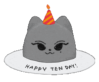Celebrating Happy Birthday Sticker
