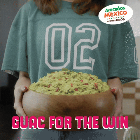Celebration Tailgate GIF by Avocados From Mexico
