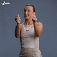 Celebrate Elise Mertens GIF by WTA