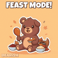 Happy Pumpkin Pie GIF by BEARISH