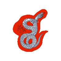 Snake Love Sticker
