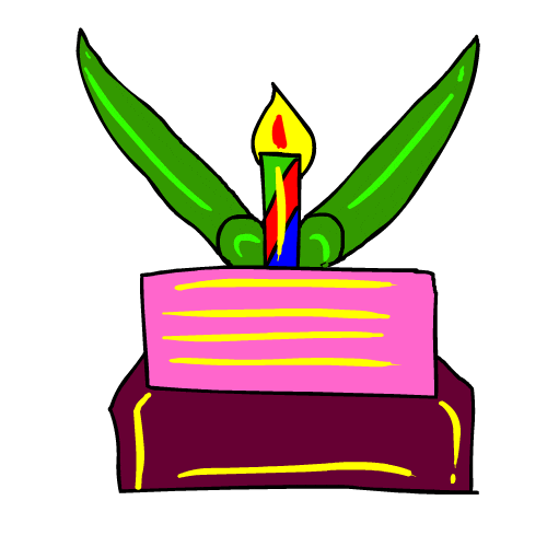 happy birthday Sticker