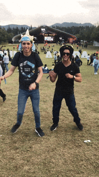 ShockCo dance fun girl couple GIF