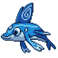 Elestrals water wave adorable monster Sticker